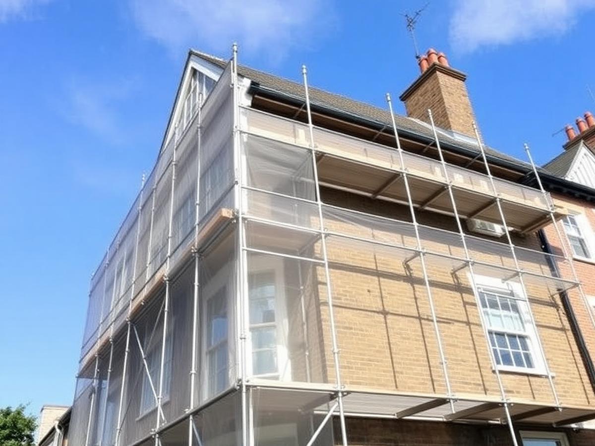 Scaffolding setup